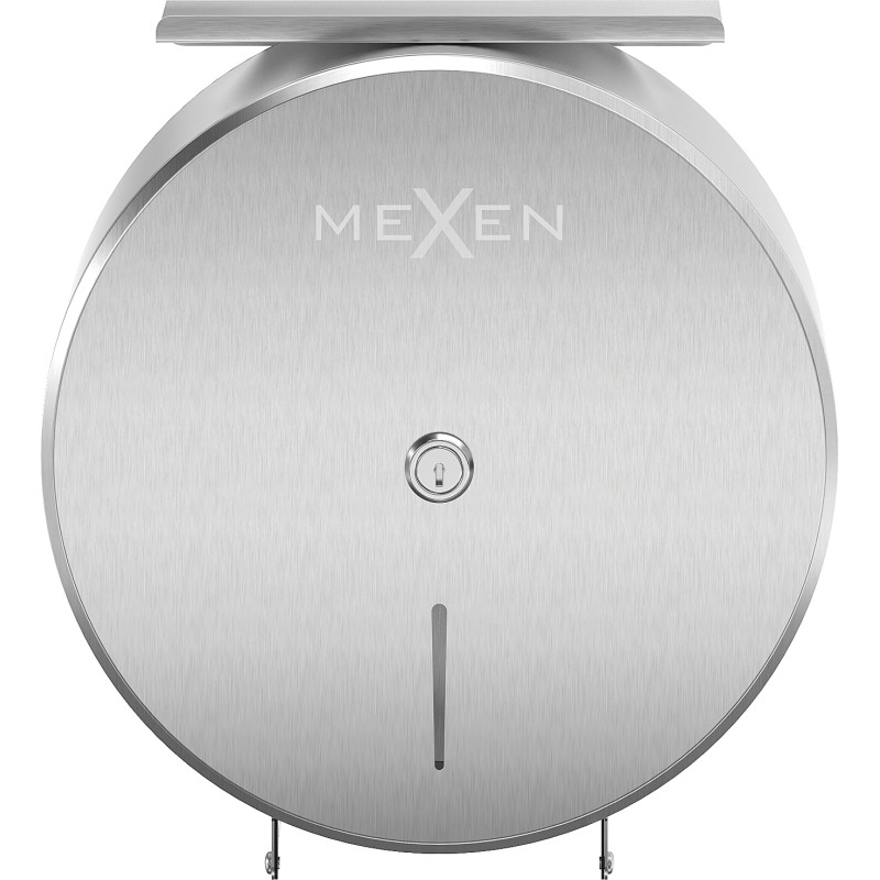 Mexen Spira-H+ Toilettenpapierhalter mit Ablage für Handy, Edelstahl - 70K561-01
