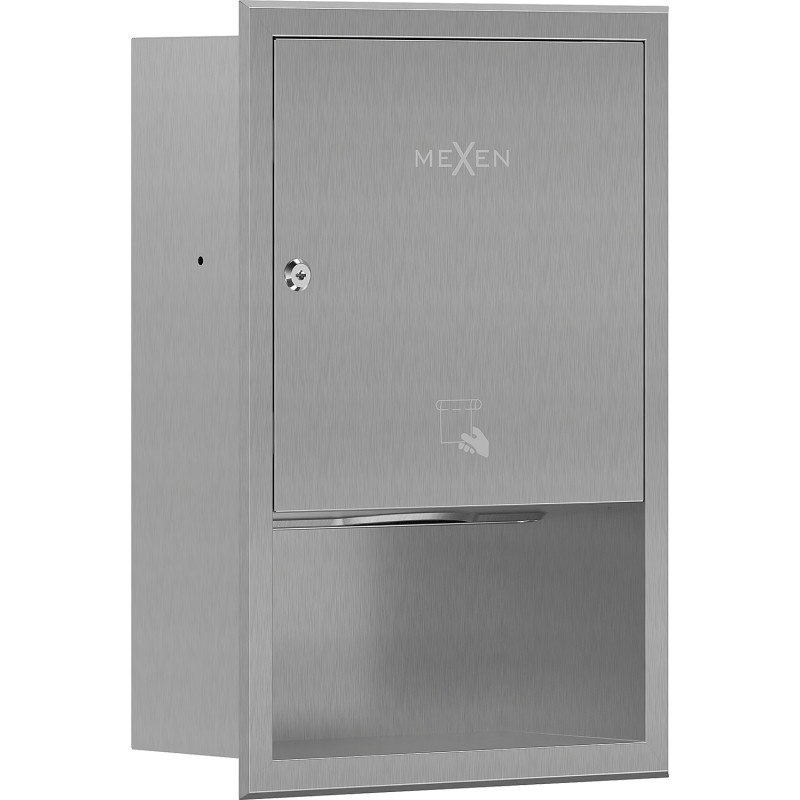 Mexen Linox Eingelassener Papierhandtuchbehälter, Inox - 70K003-01