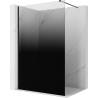 Mexen Kioto Duschwand Walk-in 120 x 200 cm, ombre schwarz 8 mm, schwarz - 800-120-101-70-76