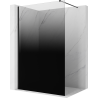 Mexen Kioto Walk-In Duschwand 140 x 200 cm, ombre schwarz 8 mm, schwarz - 800-140-101-70-76