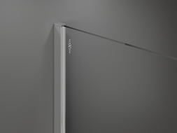 Mexen Kioto Duschwand Walk-in 120 x 200 cm, ombre weiß 8 mm, chrom - 800-120-101-01-86