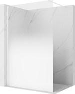 Mexen Kioto Duschwand Walk-in 100 x 200 cm, ombre weiß 8 mm, weiß - 800-100-101-20-86