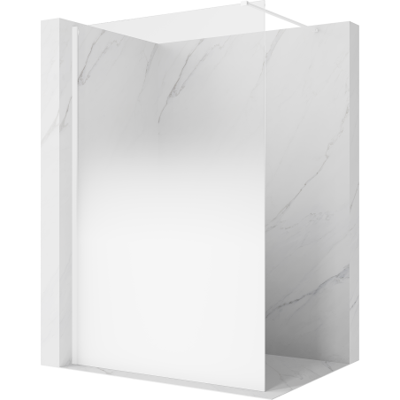 Mexen Kioto Duschwand Walk-in 120 x 200 cm, ombre weiß 8 mm, weiß - 800-120-101-20-86