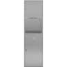 Mexen Linox eingelassener Papierhandtuchspender mit Papierkorb, Inox - 70K003-01 - 70K002-01