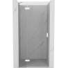 Mexen Mist-H linke, schwenkbare Duschkabinentür 75 cm, transparent, weiß - 8A5-075-000-20-00-L