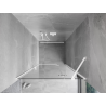 Mexen Mist-H rechts öffnende Duschtür 90 cm, transparent, weiß - 8A5-090-000-20-00-P
