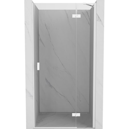 Mexen Mist-H Rechte, schwenkbare Duschwandtür 95 cm, transparent, weiß - 8A5-095-000-20-00-P