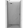 Mexen Mist-H linke Duschschwingtür 80 cm, transparent, gebürstetes Gun Gray - 8A5-080-000-66-00-L