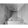 Mexen Mist-H linke Pendeltür für die Dusche 100 cm, transparent, Gun Metal - 8A5-100-000-95-00-L