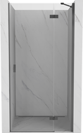 Mexen Mist-H Duschdrehtür rechts 85 cm, transparent, Gun Metal - 8A5-085-000-95-00-P