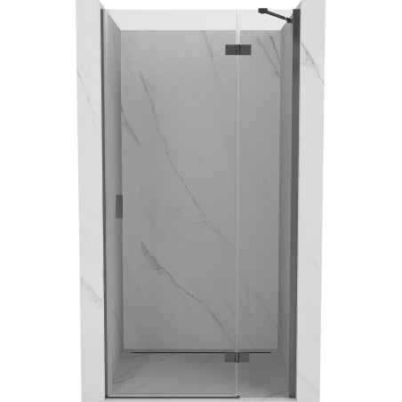 Mexen Mist-H rechte Duschtür 115 cm, transparent, Gun Metal - 8A5-115-000-95-00-P
