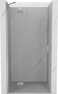 Mexen Mist-H linke Pendeltür 110 cm, transparent, gebürsteter Nickel - 8A5-110-000-97-00-L