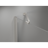 Mexen Mist-H Duschdrehtür rechts 120 cm, transparent, gebürsteter Nickel - 8A5-120-000-97-00-P