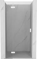 Mexen Mist-H L linke Duschdrehtür 85 cm, transparent, weiß - 8A5L-085-000-20-00-L