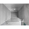 Mexen Mist-H L Duschdrehtür rechte Ausführung 105 cm, transparent, weiß - 8A5L-105-000-20-00-P