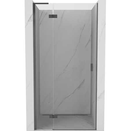 Mexen Mist-H L linke Duschöffnung 90 cm, transparent, Gun Metal - 8A5L-090-000-95-00-L