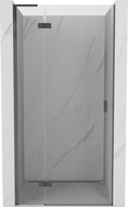 Mexen Mist-H L linke, drehbare Duschabtrennung 95 cm, transparent, Gun Metal - 8A5L-095-000-95-00-L