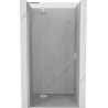 Mexen Mist-H L linke, schwenkbare Duschabtrennung 115 cm, transparent, gebürstetes Nickel - 8A5L-115-000-97-00-L
