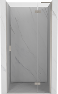 Mexen Mist-H L Duschflügeltür rechts 105 cm, transparent, gebürstetes Nickel - 8A5L-105-000-97-00-P