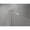 Mexen Mist-H L rechts angeschlagene Duschdrehtür 120 cm, transparent, gebürstetes Nickel - 8A5L-120-000-97-00-P