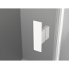 Mexen Mist-H T Duschkabine, schwenkbar, links 110 x 85 cm, transparent, weiß - 8A5T-110-085-20-00-L