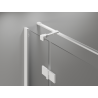 Mexen Mist-H T Duschecke klappbar links 115 x 95 cm, transparent, weiß - 8A5T-115-095-20-00-L