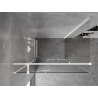 Mexen Mist-H T Duschkabine schwenkbar links 75 x 110 cm, transparent, weiß - 8A5T-075-110-20-00-L