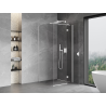 Mexen Mist-H T Falttür-Duschkabine rechts 70 x 70 cm, transparent, weiß - 8A5T-070-070-20-00-P