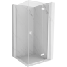 Mexen Mist-H T Falttür-Duschkabine rechts 70 x 70 cm, transparent, weiß - 8A5T-070-070-20-00-P