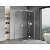 Mexen Mist-H T Duschkabine schwenkbar rechts 80 x 120 cm, transparent, weiß - 8A5T-080-120-20-00-P