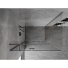 Mexen Mist-H T Duschkabine schwenkbar links 70 x 85 cm, transparent, gun grau gebürstet - 8A5T-070-085-66-00-L