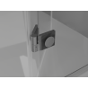 Mexen Mist-H T schwenkbare Duschkabine links 105 x 120 cm, transparent, gun gray gebürstet - 8A5T-105-120-66-00-L