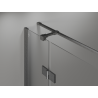 Mexen Mist-H T Duschkabine links öffnend 70 x 70 cm, transparent, Chrom - 8A5T-070-070-01-00-L