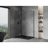 Mexen Mist-H T Duschkabine links öffnend 70 x 70 cm, transparent, Chrom - 8A5T-070-070-01-00-L