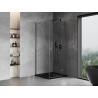 Mexen Mist-H T Rechte Duschkabine 80 x 80 cm, transparent, gebürstetes Gun Gray - 8A5T-080-080-66-00-P