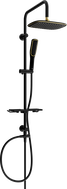 Mexen T49 Duschsäule, schwarz/gold - 798494993-75