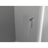 Mexen Mist-H T rechte, aufklappbare Duschkabine 75 x 70 cm, transparent, Gun Metal - 8A5T-075-070-95-00-P