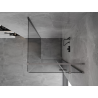 Mexen Mist-H T Duschkabine schwenkbar rechts 85 x 85 cm, transparent, Gun Metal - 8A5T-085-085-95-00-P