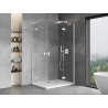 Mexen Mist-H Duo Duschkabine rechts öffnend 80 x 85 cm, transparent, weiß - 8A5-080L-085P-20-00