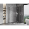 Mexen Mist-H Duo Duschkabine rechts angeschlagen 95 x 115 cm, transparent, weiß - 8A5-095L-115P-20-00