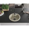 Mexen Diego Granitspüle 1-Becken mit Küchenarmatur Telma, beige - 6512-69-670200-70