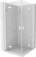 Mexen Mist-H Duo Duschkabine schwenkbar 70 x 70 cm, transparent, Chrom - 8A5-070L-070P-01-00