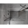 Mexen Mist-H Duo Duschkabine schwenkbar links 95 x 80 cm, transparent, Gun Metal - 8A5-095L-080P-95-00