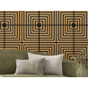 Mexen Linea 02 Akustische Wandverkleidung 60 x 60 cm (4 Stück), Filz 9 mm, technisches Furnier, Eiche Classic