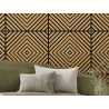 Mexen Linea 03 Akustik-Wandpaneel 60 x 60 cm (4Stk.), Filz 9 mm, technisches Furnier, Eiche Classic - S110-60607-03-041