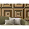 Mexen Linea 13 Akustische Wandpaneele 60 x 60 cm (4 Stück), Filz 9 mm, Technisches Furnier, Eiche Classic - S110-60607-13-041