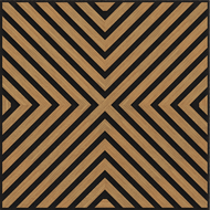 Mexen Linea 01 Akustik-Wandpaneel 60 x 60 cm (4 Stk.), Filz 9 mm, technisches Furnier, Eiche Classic - S110-60607-01-041