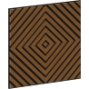 Mexen Linea 03 Akustische Wandpaneele 60 x 60 cm (4 Stk.), Filz 9 mm, technisches Furnier, Eiche Natur - S110-60607-03-042