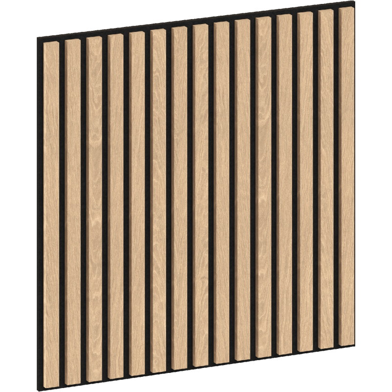 Mexen Linea 15 Akustik-Wandpaneel 60 x 60 cm (4 Stk.), Filz 9 mm, technisches Furnier, Gebleichte Eiche - S110-60607-15-040