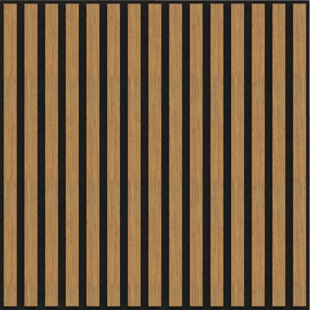 Mexen Linea 15 akustische Wandpaneele 60 x 60 cm (4 Stück), Filz 9 mm, technisches Furnier, Eiche Classic - S110-60607-15-041